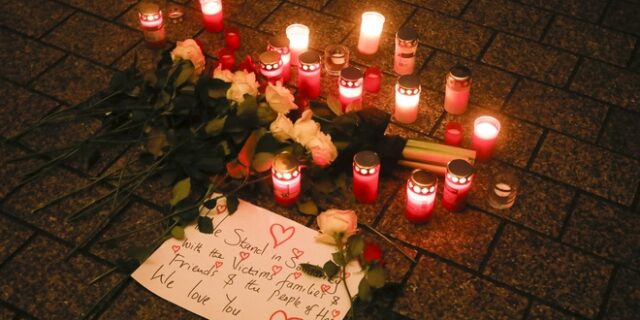 Μακελειό στο Χανάου: Ενός λεπτού σιγή για τα θύματα της τραγωδίας