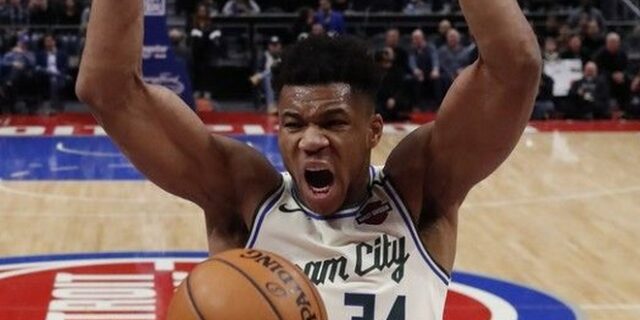 Γιάννης Αντετοκούνμπο: Το σόου κόντρα στους Πίστονς