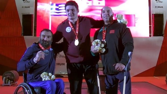 Άρση βαρών σε πάγκο: Ασημένιο μετάλλιο ο Μωϋσιάδης στο Μάντσεστερ