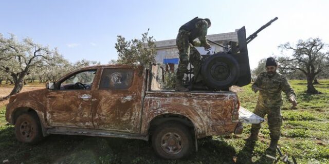 O τουρκικός στρατός σκότωσε 26 Σύρους μαχητές με drones