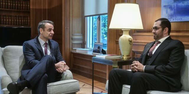 Μητσοτάκης –  Al Jaber: Στο επίκεντρο η Διευρυμένη Στρατηγική Συνεργασία με τα ΗΑΕ