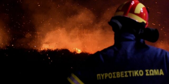 Πυρκαγιά στους Μύλους Αργολίδας