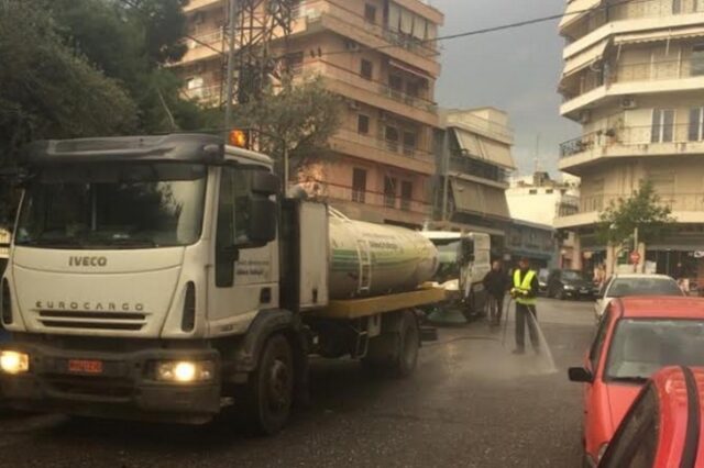 Δήμος Αθηναίων: Καθαρισμός δημόσιων χώρων σε Παγκράτι και Δουργούτι