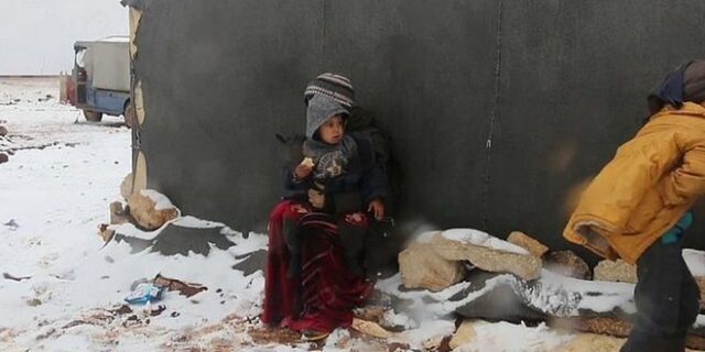 Προσφυγικό: Αριθμός σοκ νέων προσφύγων στη Συρία. Άστεγοι στους -10 βαθμούς