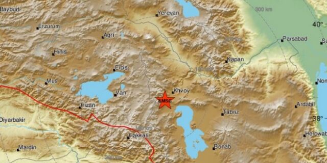 Σεισμός 5,7 Ρίχτερ στα σύνορα Τουρκίας – Ιράν