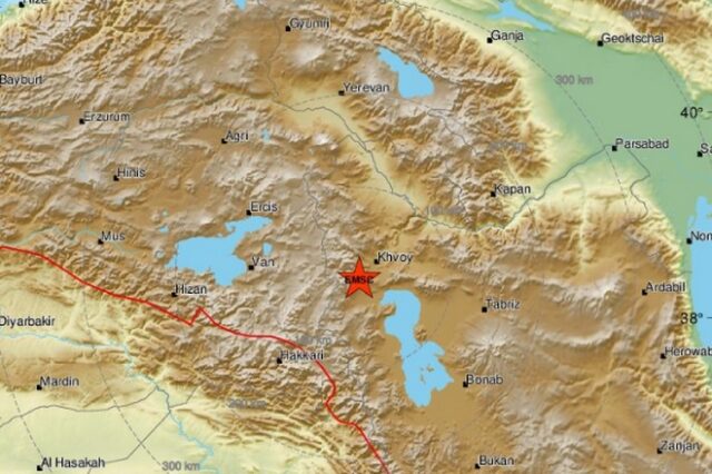 Σεισμός 5,7 Ρίχτερ στα σύνορα Τουρκίας – Ιράν