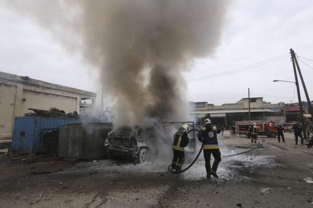 Συρία: Έκρηξη παγιδευμένου αυτοκινήτου – Τουλάχιστον 4 άμαχοι νεκροί