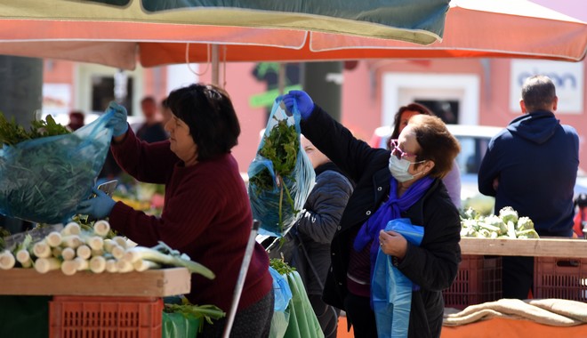 Κορονοϊός: Κλειστές οι λαϊκές αγορές σήμερα