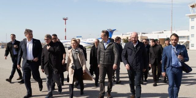 Η αυτοψία στον Έβρο από Μητσοτάκη και ηγεσία ΕΕ