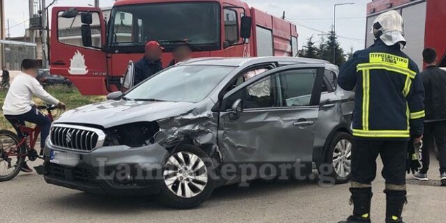 Λαμία: Σοβαρό τροχαίο – Τραυματίστηκε παιδάκι και ο παππούς του