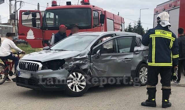 Λαμία: Σοβαρό τροχαίο – Τραυματίστηκε παιδάκι και ο παππούς του