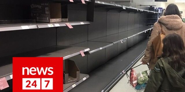 Κορονοϊός: Χάος στα σούπερ μάρκετ της Βρετανίας – Έκκληση για ψυχραιμία