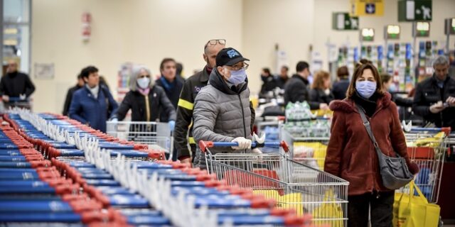 Κορονοϊός: Σε καραντίνα το ένα τέταρτο των Ιταλών