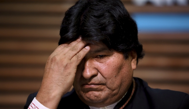 Βολιβία: Ο Μοράλες φοβάται για νοθεία ή πραξικόπημα