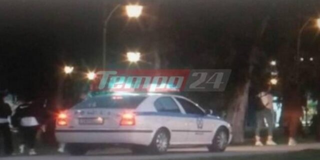 Πάτρα: Περιπολικό δίπλα σε πολίτες που κάνουν βόλτα – “Παραμείνετε σπίτι”