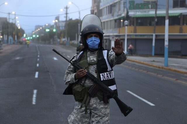 Περού: 15.000 αστυνομικοί έχουν προσβληθεί από κορονοϊό – Οι 200 υπέκυψαν