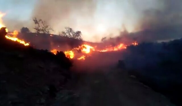 Κρήτη: Φωτιά σε Λασίθι και Ρέθυμνο