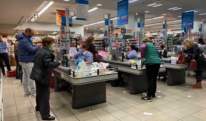 Κορονοϊός: Έλεγχος εισόδου στα σούπερ μάρκετ. Πώς θα ψωνίζουμε από Δευτέρα