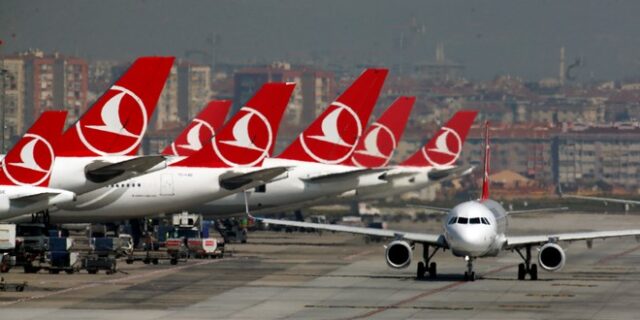 Καθηλωμένο το 85% του στόλου της Turkish Airlines