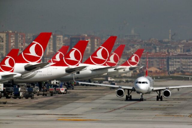 Καθηλωμένο το 85% του στόλου της Turkish Airlines