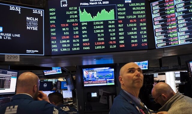 Ο κορονοϊός διέλυσε τη Wall Street