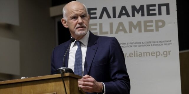 Γιώργος Παπανδρέου: ”Αξιέπαινες οι επισημάνσεις του Τσιόδρα”