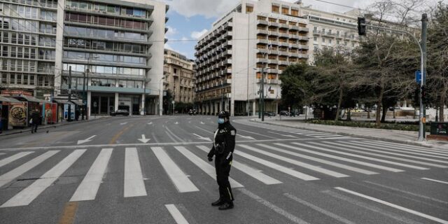 Απαγόρευση κυκλοφορίας: Παρατείνεται μέχρι τις 27 Απριλίου