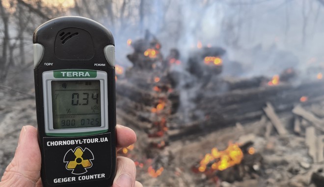 Τσερνόμπιλ: 16 φορές υψηλότερα επίπεδα ραδιενέργειας λόγω της φωτιάς