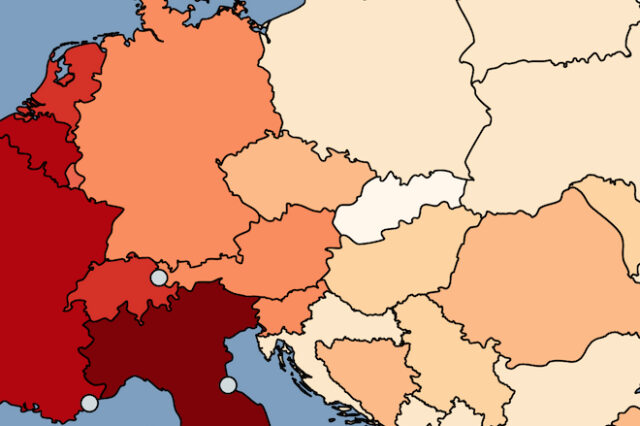 Κορονοϊός: Οι θάνατοι ανά εκατομμύριο κατοίκων στην Ευρώπη. Η θέση της Ελλάδας
