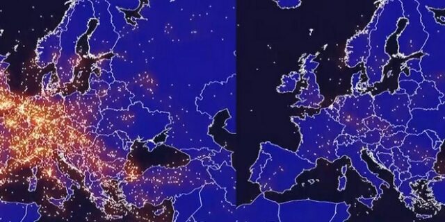 Όταν ο κορονοϊός εξαφάνισε τις πτήσεις από τον χάρτη