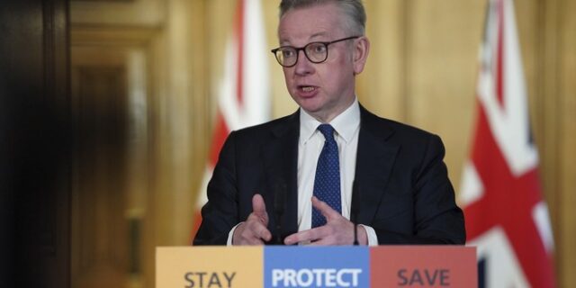 Βρετανία: Σε καραντίνα ο υπουργός παρά τω πρωθυπουργώ Μάικλ Γκόουβ
