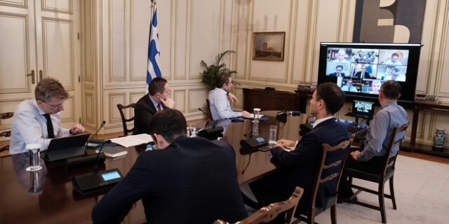 Τηλεδιάσκεψη Μητσοτάκη με τους BIG 5 των κατασκευών