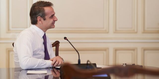 Τηλεδιάσκεψη Μητσοτάκη με μαθητές του 1ου Γυμνασίου Μυτιλήνης