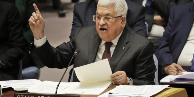 “Βόμβα” Αμπάς:  Αποδεσμεύει τους Παλαιστίνιους από τη Συμφωνία του Οσλο
