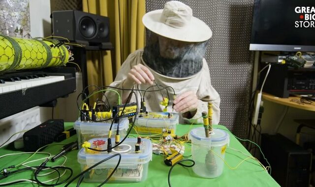 Μελισσοκόμος φτιάχνει ηλεκτρονική μουσική με ήχους από τις κυψέλες του!