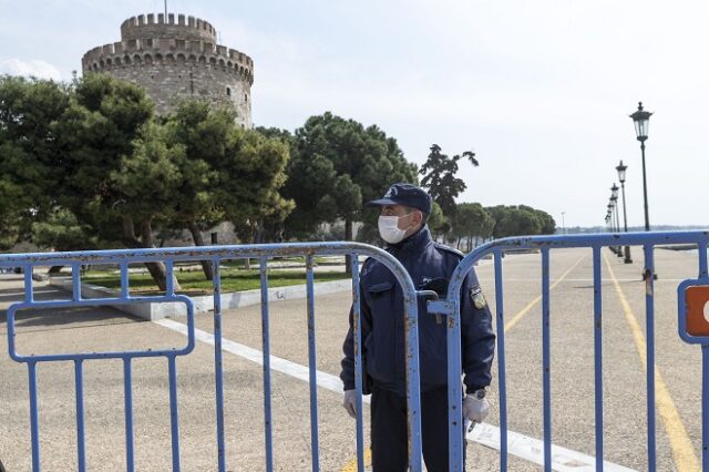 Κορονοϊός-Θεσσαλονίκη: Ελάχιστος κόσμος το πρωί στη Νέα Παραλία