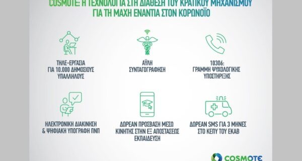 Η τεχνολογία σύμμαχος του Δημοσίου στη μάχη κατά της πανδημίας