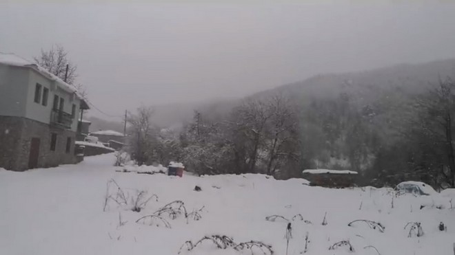 Καιρός: Στα “λευκά” Ευρυτανία και Δυτική Φθιώτιδα