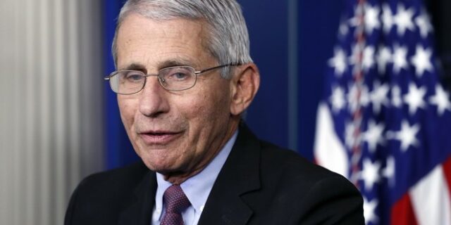 Ο Φάουτσι “βλέπει” εμβόλιο ή εμβόλια για τον κορονοϊό στα τέλη του 2020