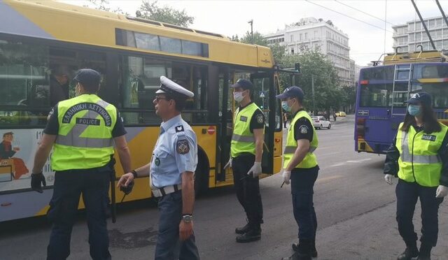 Έλεγχοι σε Μέσα Μαζικής Μεταφοράς για μάσκα και αποστάσεις ασφαλείας