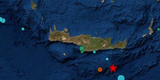 Σεισμός 5,9 ρίχτερ ανοιχτά της Κρήτης
