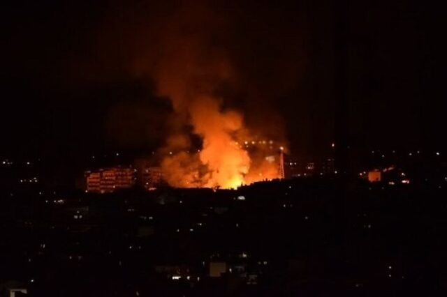 Θεσσαλονίκη: Μεγάλη φωτιά στον Εύοσμο