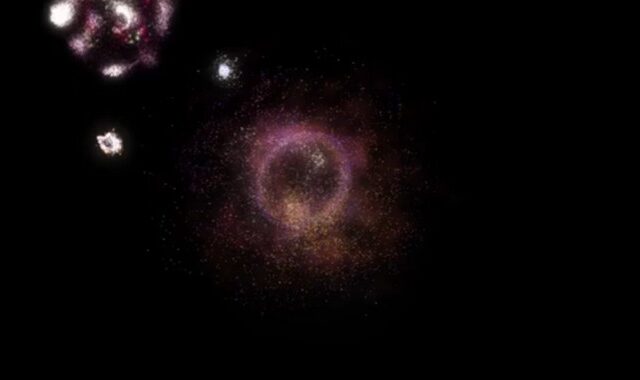 Γαλαξία που μοιάζει με “δαχτυλίδι φωτιάς” ανακάλυψαν επιστήμονες