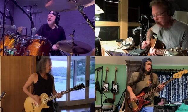 Metallica: Έπαιξαν live το “Blackened” από το σπίτι τους
