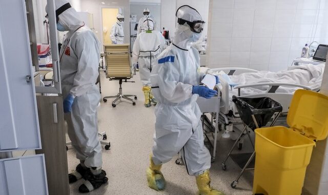 Ρωσία: Ο αριθμός των κρουσμάτων κορονοϊού πλησιάζει τις 800.000