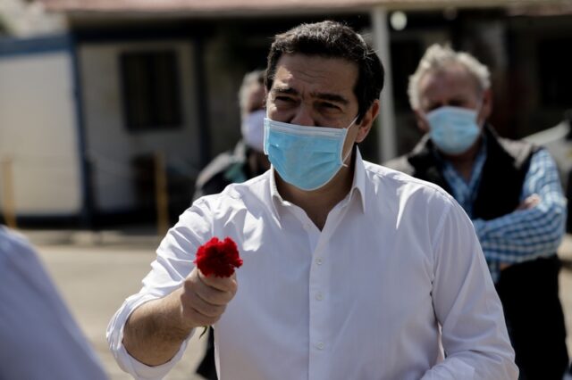 Στο Πέραμα ο Αλέξης Τσίπρας: “Ανάγκη για ένα νέο κοινωνικό συμβόλαιο στήριξης της εργασίας”
