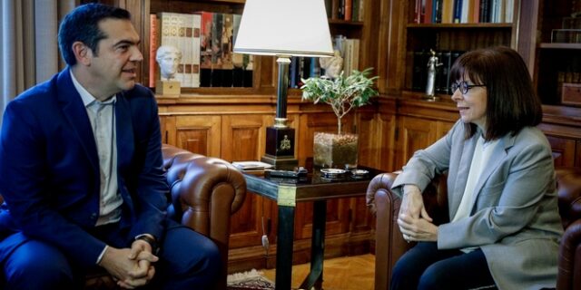 Συνάντηση Σακελλαροπούλου – Τσίπρα: “Είμαστε μπροστά σε νέα πρόκληση”