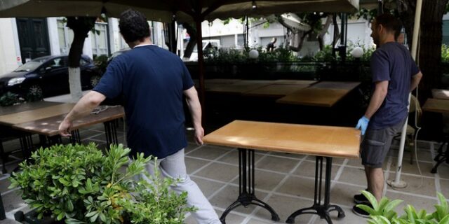 Άρση μέτρων: Στη Βουλή τη Δευτέρα η τροπολογία για τα τραπεζοκαθίσματα