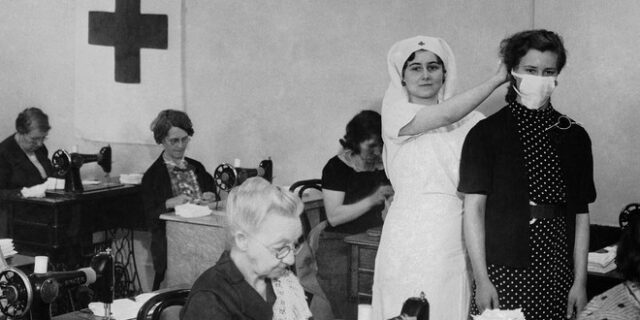 Η χρήση μάσκας και το παράδειγμα της ισπανικής γρίπης