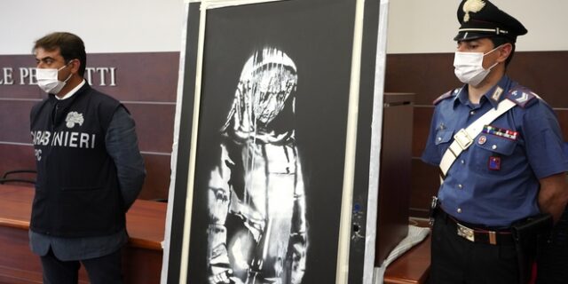 Βρέθηκε το κλεμμένο έργο του Bansky από το Bataclan